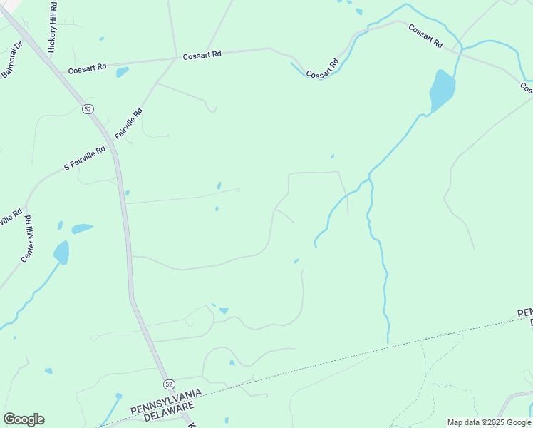 map of restaurants, bars, coffee shops, grocery stores, and more near 121 Shadow Lane in Chadds Ford