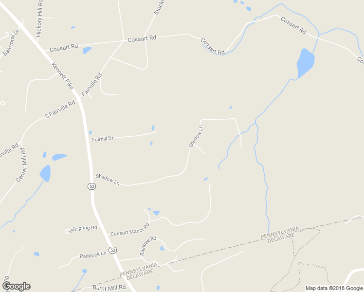 map of restaurants, bars, coffee shops, grocery stores, and more near 121 Shadow Lane in Chadds Ford