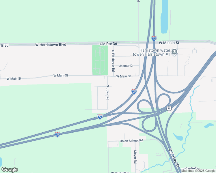map of restaurants, bars, coffee shops, grocery stores, and more near 162 South Joynt Road in Decatur