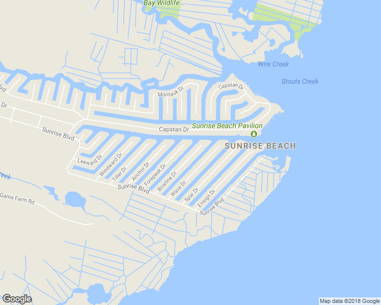 map of restaurants, bars, coffee shops, grocery stores, and more near 817 Bowline Drive in Lacey Township