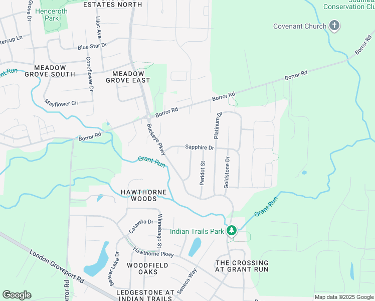 map of restaurants, bars, coffee shops, grocery stores, and more near 5923 Aquamarine Drive in Grove City