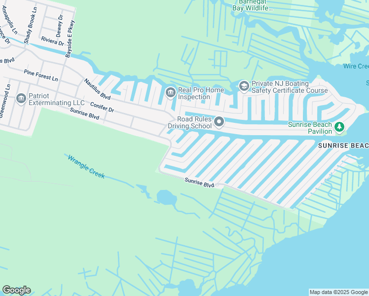 map of restaurants, bars, coffee shops, grocery stores, and more near 813 Cable Drive in Lacey Township