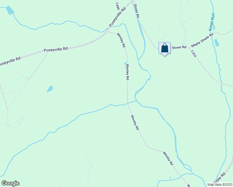 map of restaurants, bars, coffee shops, grocery stores, and more near 700 Wesley Road in Kirkwood
