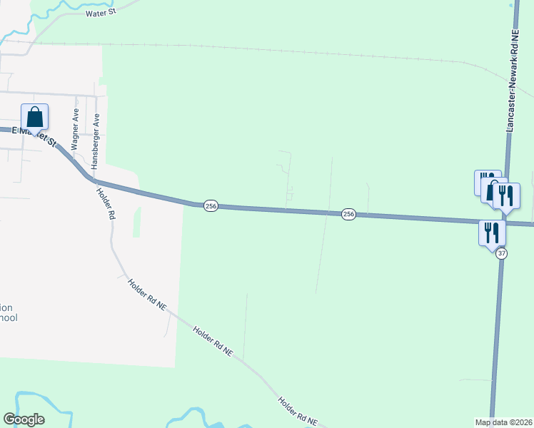 map of restaurants, bars, coffee shops, grocery stores, and more near 290 Baltimore-Somerset Road Northeast in Baltimore