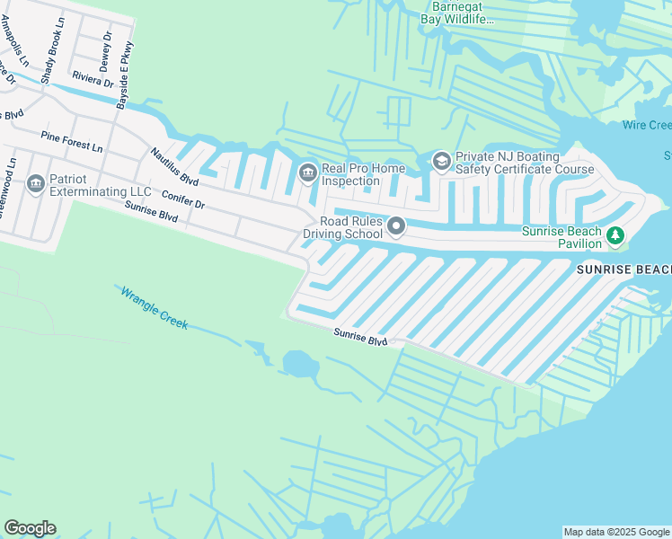 map of restaurants, bars, coffee shops, grocery stores, and more near 813 Cable Drive in Lacey Township