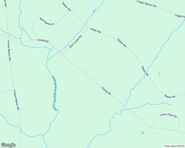 map of restaurants, bars, coffee shops, grocery stores, and more near 729 Ewing Road in Cochranville