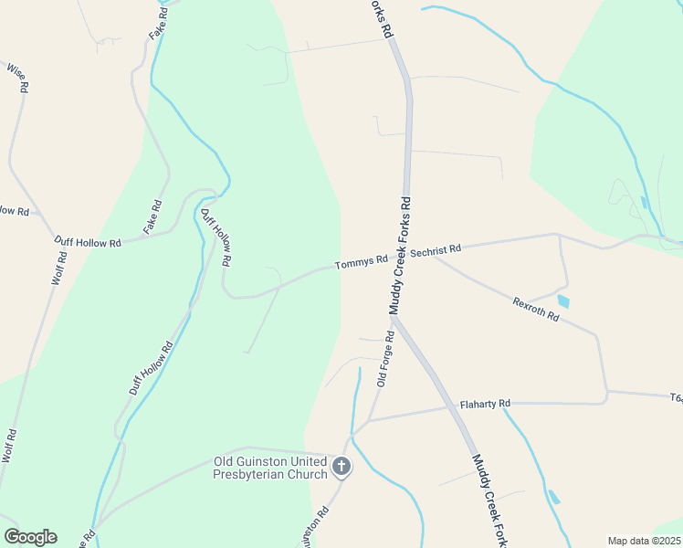 map of restaurants, bars, coffee shops, grocery stores, and more near 3064 Tommys Road in Brogue