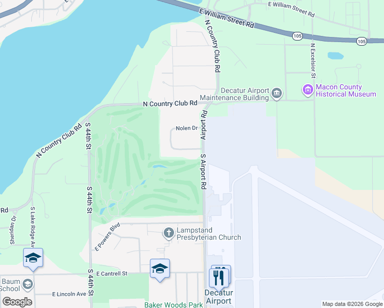 map of restaurants, bars, coffee shops, grocery stores, and more near 94 Nolen Drive in Decatur