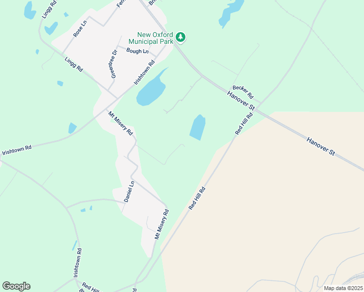 map of restaurants, bars, coffee shops, grocery stores, and more near 555 Mount Misery Road in New Oxford