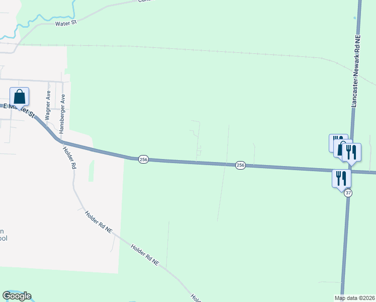 map of restaurants, bars, coffee shops, grocery stores, and more near 290 Baltimore-Somerset Road Northeast in Baltimore