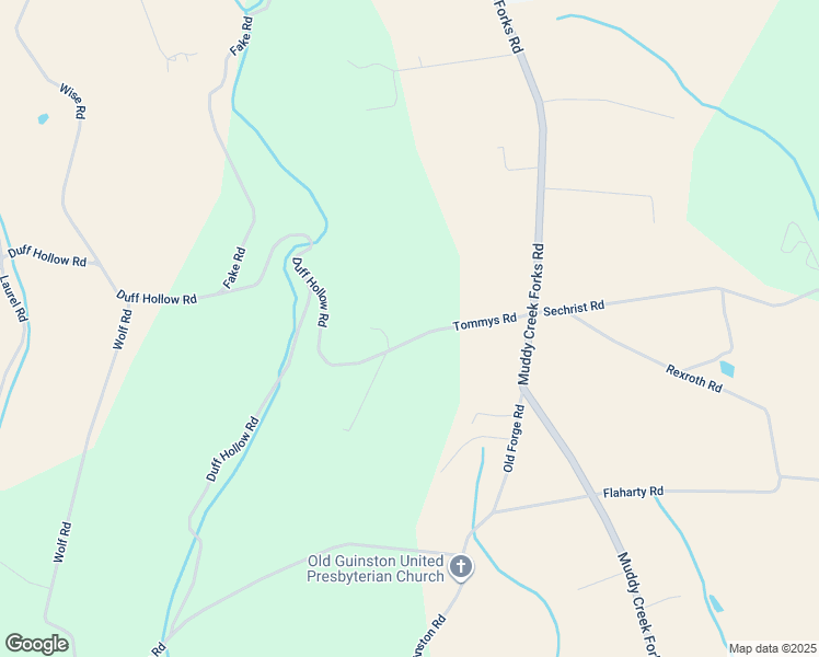 map of restaurants, bars, coffee shops, grocery stores, and more near 3007 Tommys Road in Brogue
