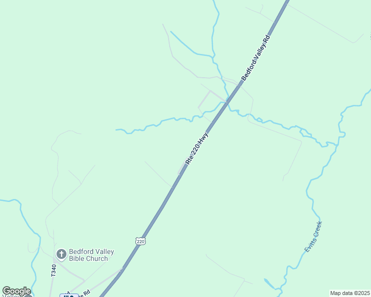 map of restaurants, bars, coffee shops, grocery stores, and more near 4831 Bedford Valley Road in Bedford