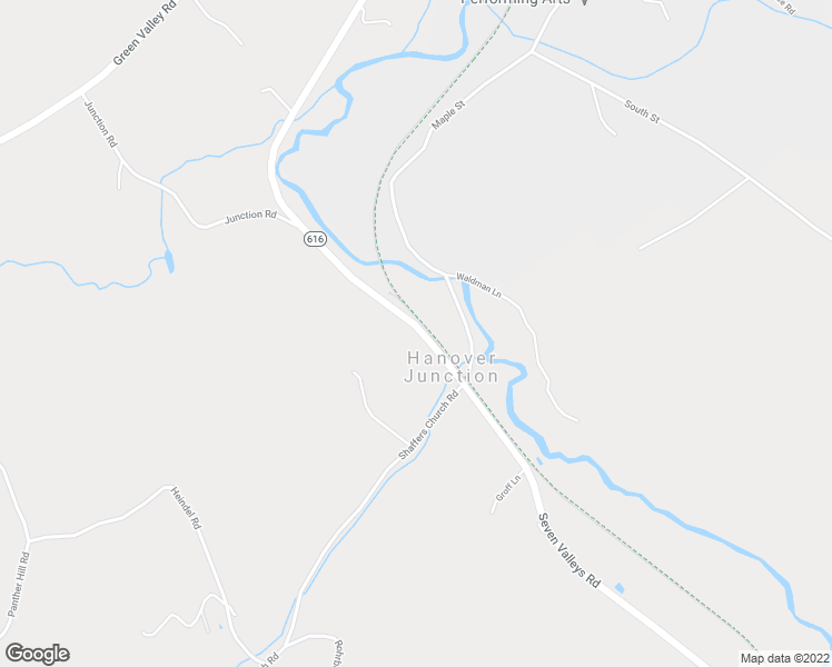map of restaurants, bars, coffee shops, grocery stores, and more near 2454 Seven Valleys Road in Seven Valleys