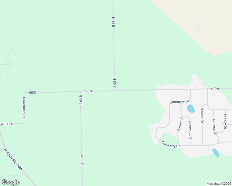map of restaurants, bars, coffee shops, grocery stores, and more near 786 East 400 North in Greenfield