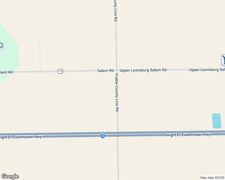 map of restaurants, bars, coffee shops, grocery stores, and more near 6837 Preble County Line Road in Brookville