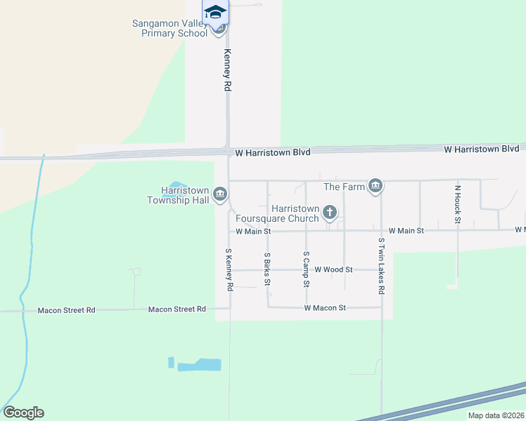 map of restaurants, bars, coffee shops, grocery stores, and more near 101-163 South Birks Street in Decatur
