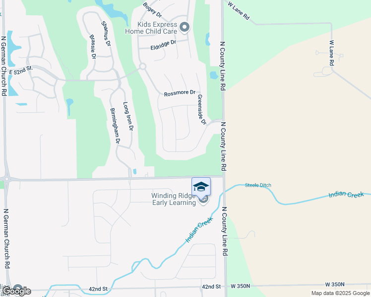 map of restaurants, bars, coffee shops, grocery stores, and more near 11653 Fawn Crest Drive in Indianapolis