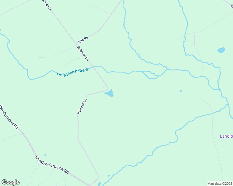 map of restaurants, bars, coffee shops, grocery stores, and more near 385 Railroad Lane in Orrtanna