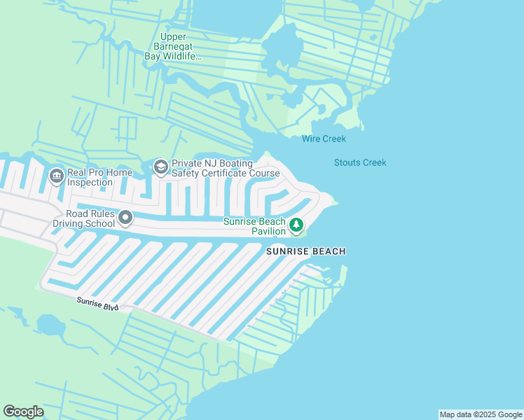 map of restaurants, bars, coffee shops, grocery stores, and more near 1213 Varuna Drive in Lacey Township