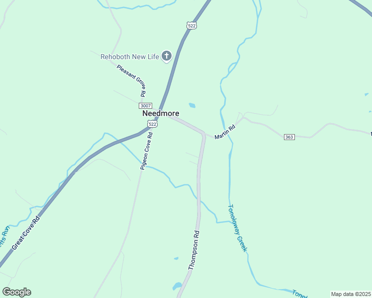 map of restaurants, bars, coffee shops, grocery stores, and more near 8705 Thompson Road in Needmore