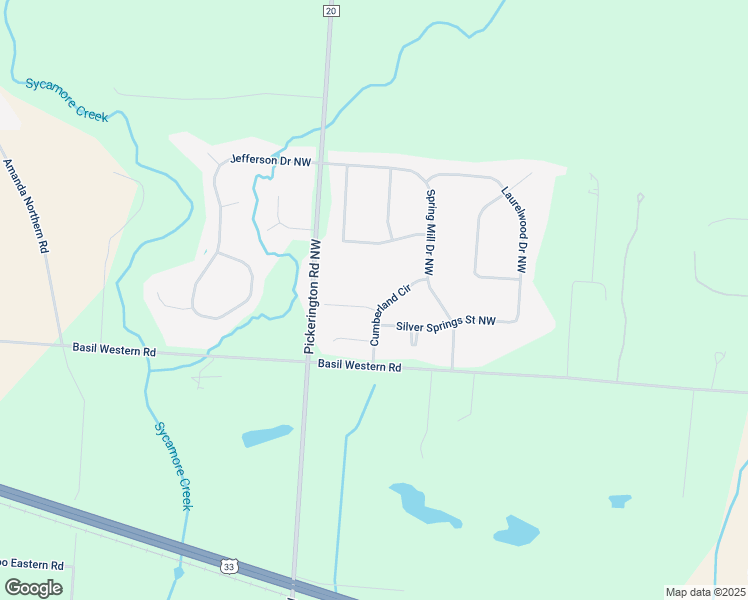 map of restaurants, bars, coffee shops, grocery stores, and more near 7888 Brookfield Place Northwest in Canal Winchester