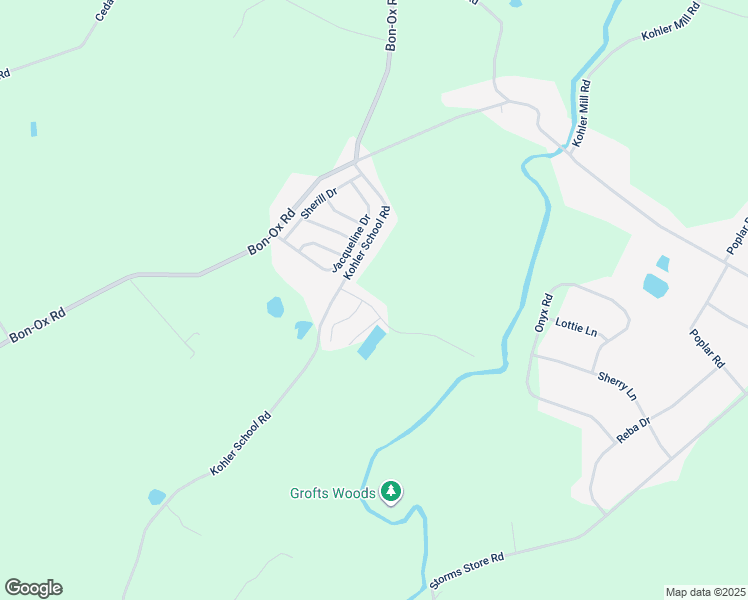 map of restaurants, bars, coffee shops, grocery stores, and more near 138 Adam Drive in New Oxford