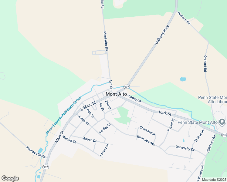 3 North Main Street, Mont Alto PA Walk Score