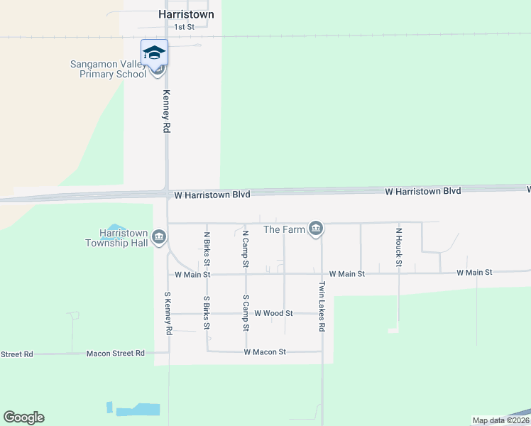 map of restaurants, bars, coffee shops, grocery stores, and more near 7594 West William Street in Decatur