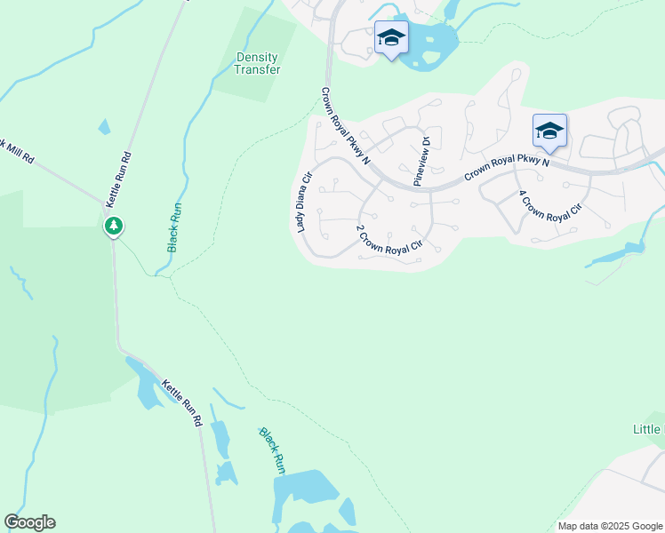 map of restaurants, bars, coffee shops, grocery stores, and more near 15 Lady Diana Circle in Evesham Township