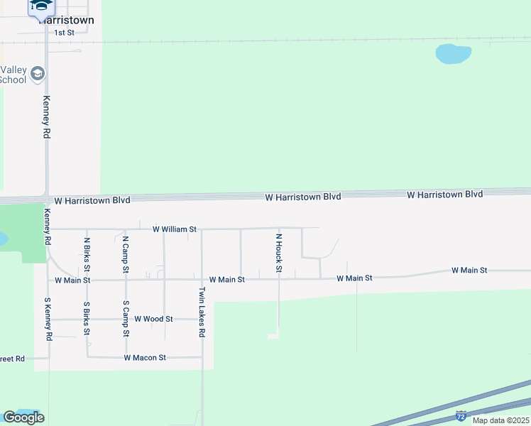 map of restaurants, bars, coffee shops, grocery stores, and more near 7210 West William Street in Decatur
