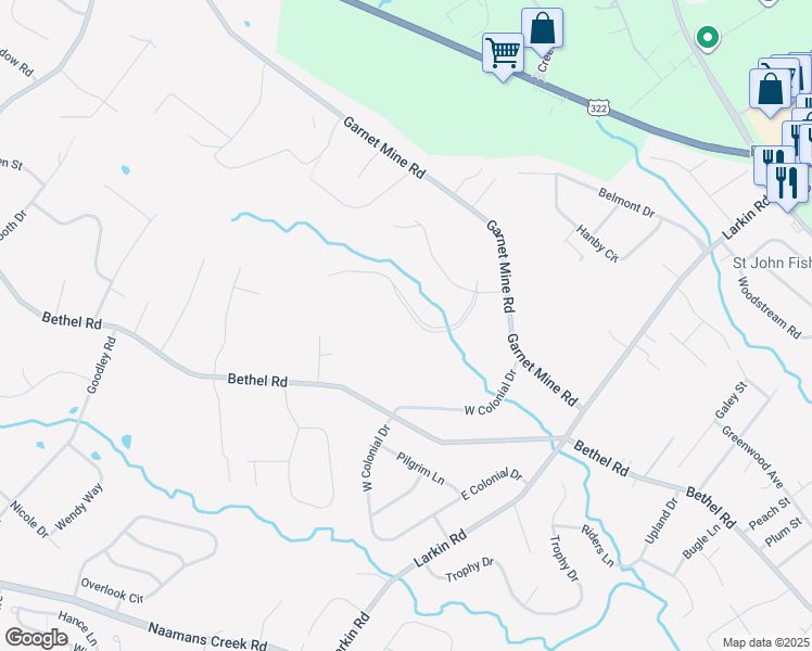 3118 William Road, Valley PA Walk Score