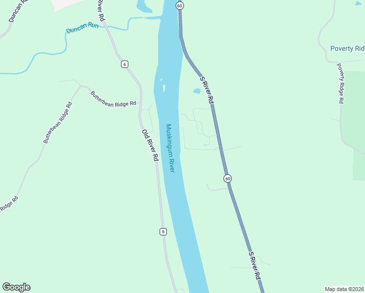 map of restaurants, bars, coffee shops, grocery stores, and more near 6565 South River Road in Blue Rock