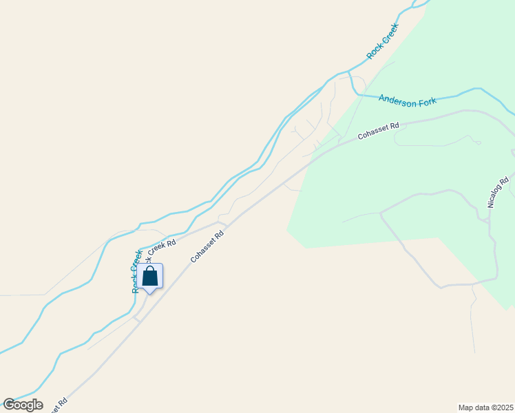 map of restaurants, bars, coffee shops, grocery stores, and more near 6550 Cohasset Road in Chico