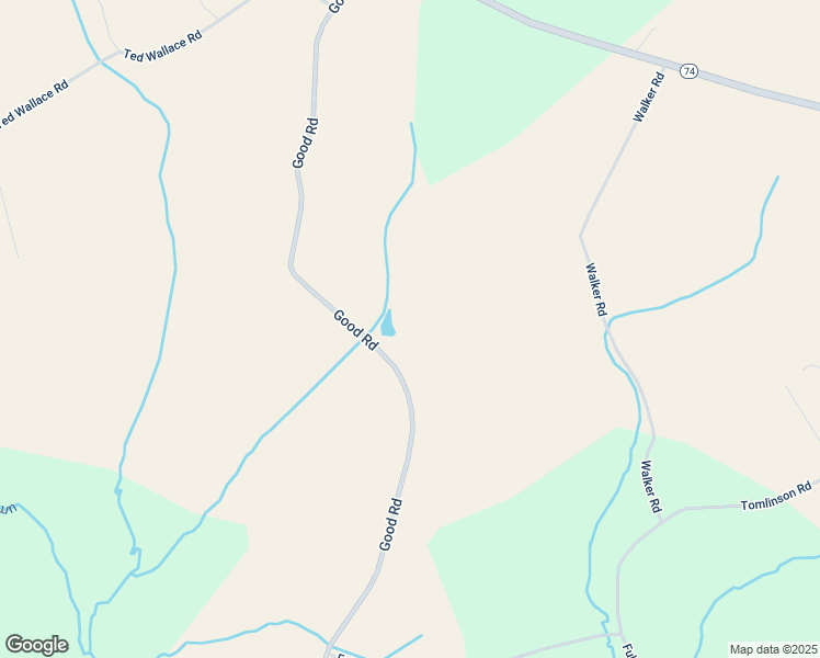 map of restaurants, bars, coffee shops, grocery stores, and more near 253 Good Road in Airville