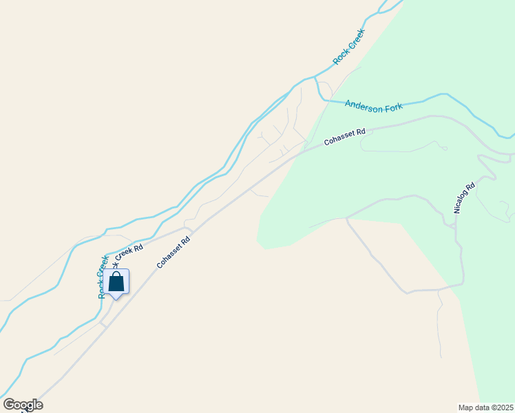 map of restaurants, bars, coffee shops, grocery stores, and more near 6550 Cohasset Road in Chico