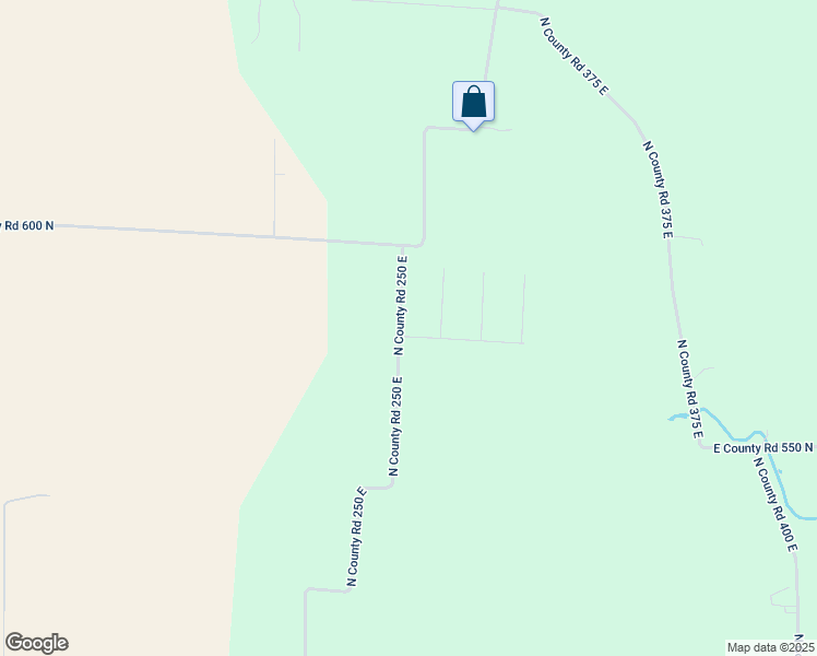 map of restaurants, bars, coffee shops, grocery stores, and more near 5835 North County Road 250 East in Pittsboro