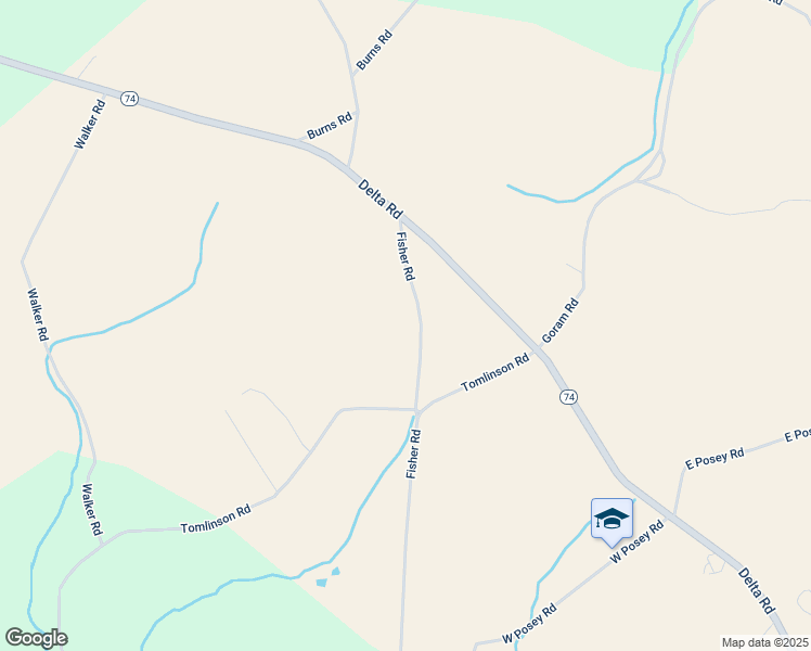 map of restaurants, bars, coffee shops, grocery stores, and more near 56 Fisher Road in Airville