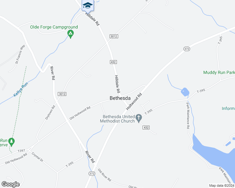 map of restaurants, bars, coffee shops, grocery stores, and more near 47 Old Holtwood Road in Holtwood
