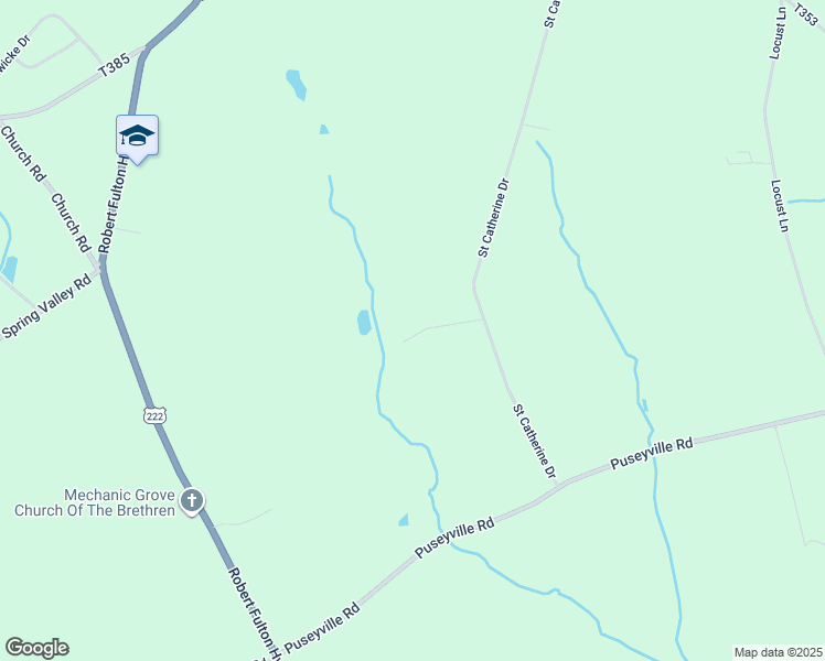 map of restaurants, bars, coffee shops, grocery stores, and more near 626 Saint Catherine Drive in Quarryville