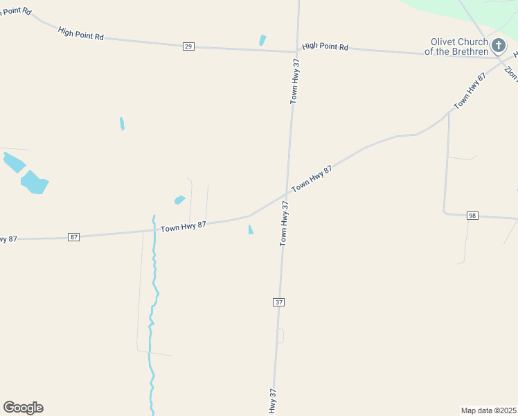 map of restaurants, bars, coffee shops, grocery stores, and more near 10222 Township Road 37 in Thornville