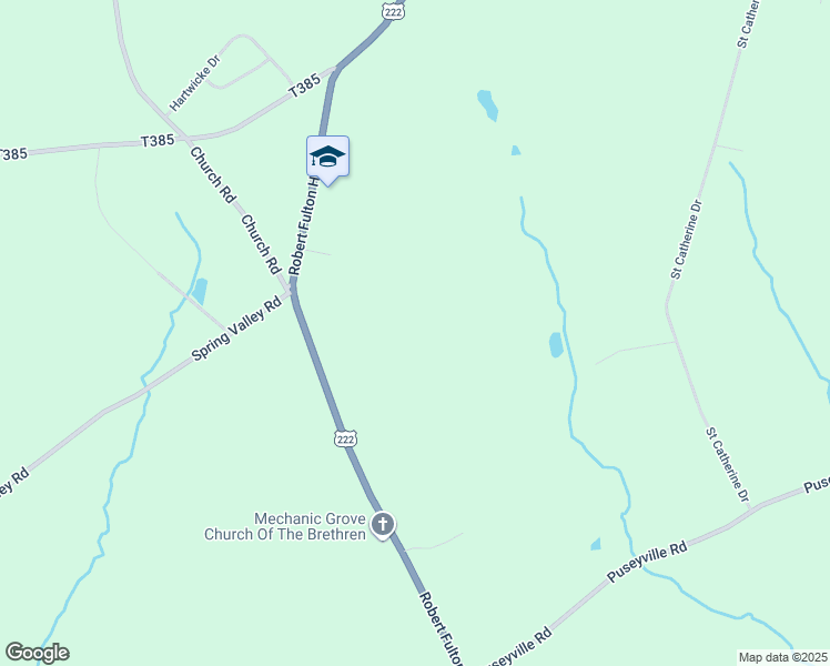 map of restaurants, bars, coffee shops, grocery stores, and more near 1331 Robert Fulton Highway in Quarryville