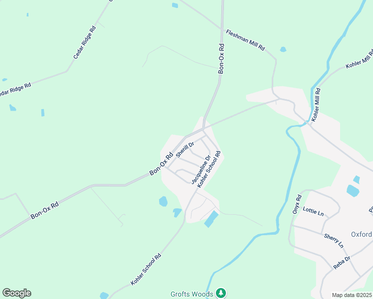 map of restaurants, bars, coffee shops, grocery stores, and more near 91 Sherrill Drive in New Oxford