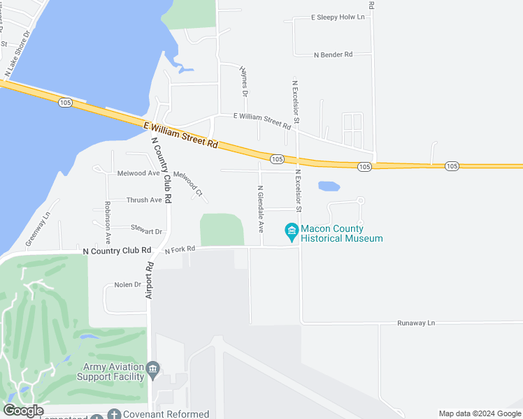 map of restaurants, bars, coffee shops, grocery stores, and more near 5400 Thrush Avenue in Decatur