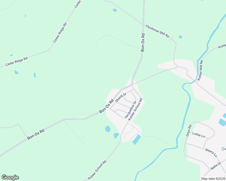 map of restaurants, bars, coffee shops, grocery stores, and more near 2140 Bon-Ox Road in New Oxford