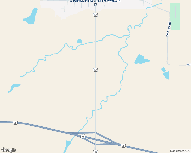 map of restaurants, bars, coffee shops, grocery stores, and more near Kansas 120 in Highland