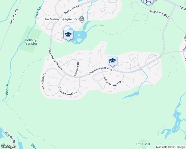 map of restaurants, bars, coffee shops, grocery stores, and more near 17 Dorchester Circle in Evesham Township