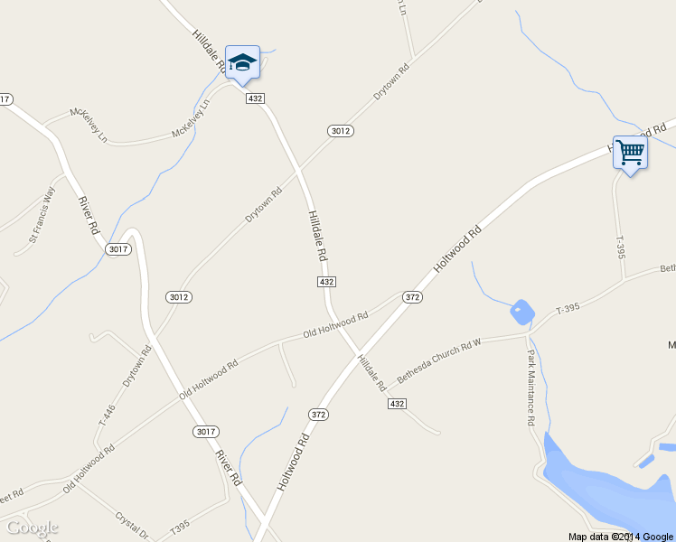 map of restaurants, bars, coffee shops, grocery stores, and more near 1007 Hilldale Road in Holtwood