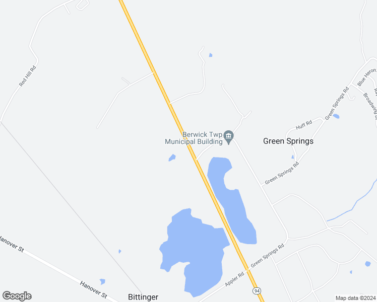 map of restaurants, bars, coffee shops, grocery stores, and more near 2168 Carlisle Pike in Hanover