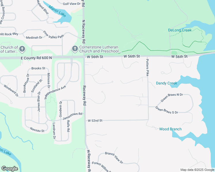 map of restaurants, bars, coffee shops, grocery stores, and more near 9136 Woodacre Boulevard South Drive in Indianapolis