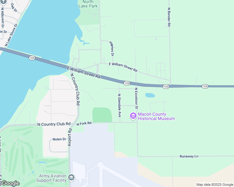 map of restaurants, bars, coffee shops, grocery stores, and more near 441 North Glendale Avenue in Decatur